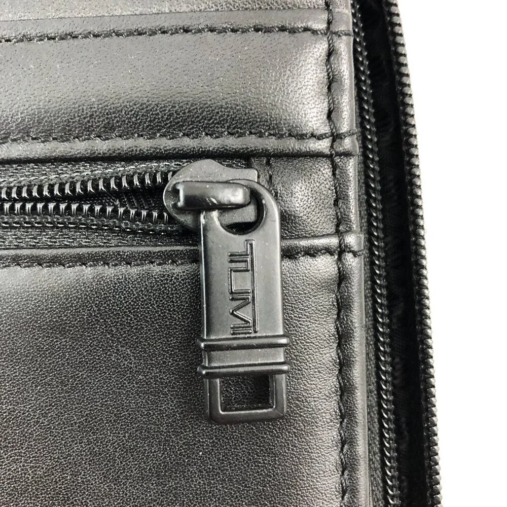 TUMI Black Leather Documents Case